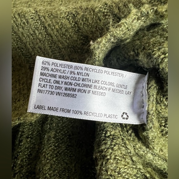 Wild Fable‎ | Green Cropped Cardigan Sweater - Picture 5 of 7